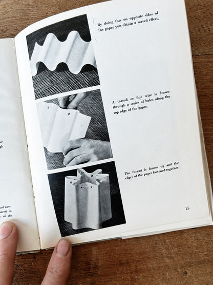 Rare 1947 Vintage Paper Sculpture Hardcover