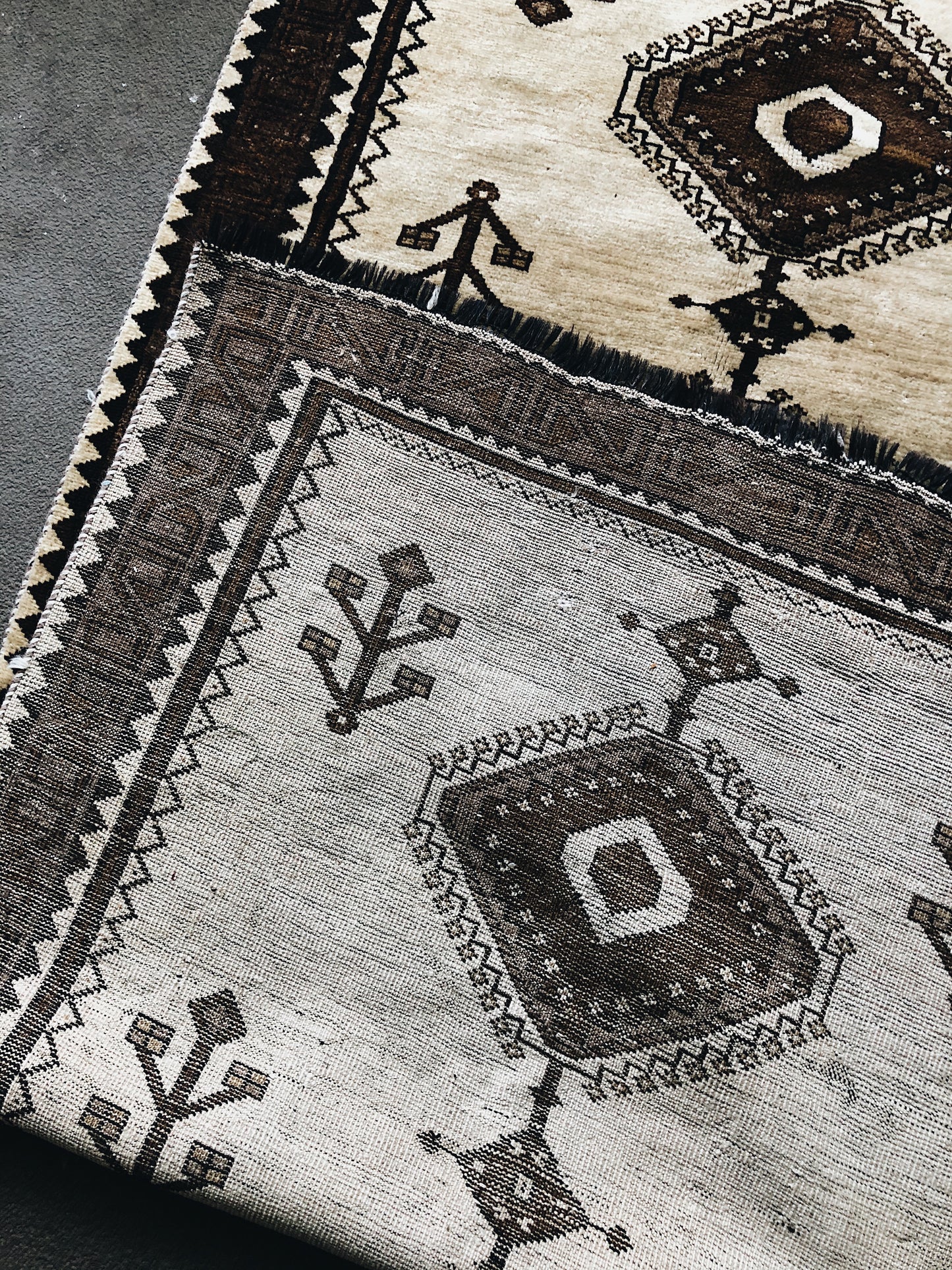 Vintage Kurdish Tribal Rug