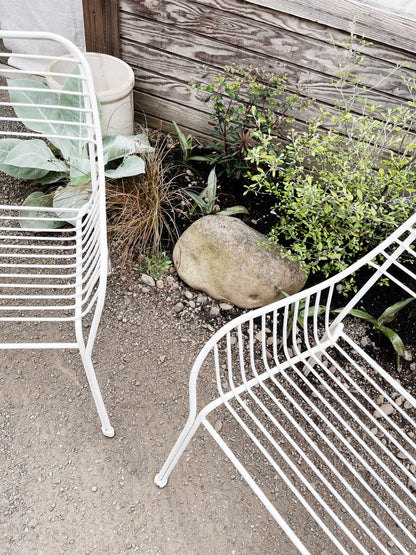 Mid Century Wrought Iron Chair