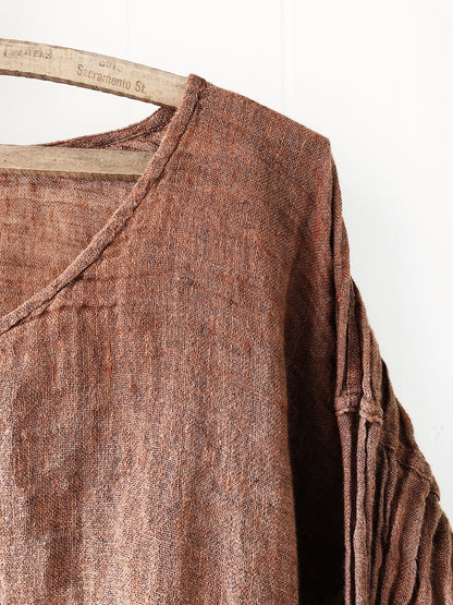 FLAX Loose Weave Linen Tunic