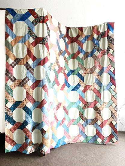 Handmade Cotton Quilt Topper