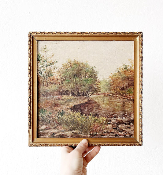 Antique Impressionist Painting