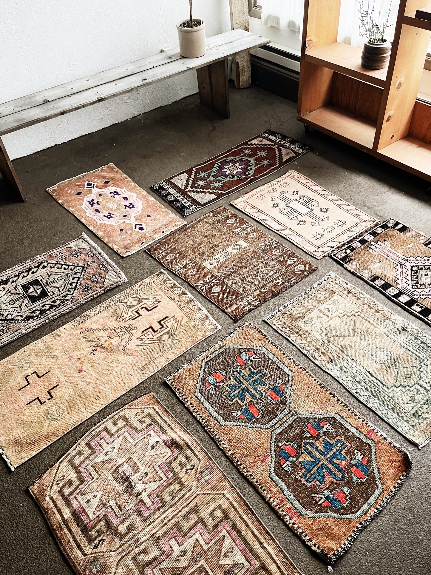 Vintage Turkish Mini Rug