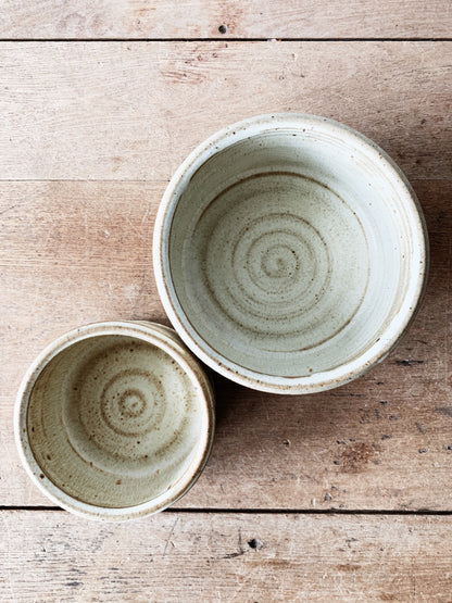 BP Pottery Cylinder Vessel Pair