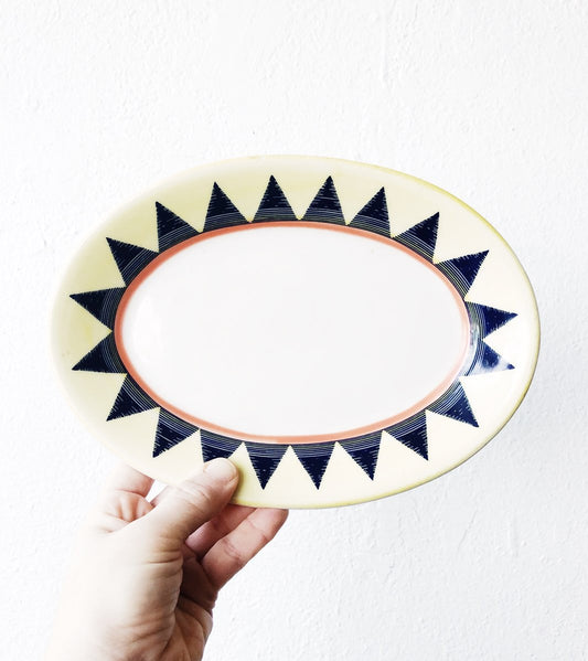 Vintage Stoneware Plate