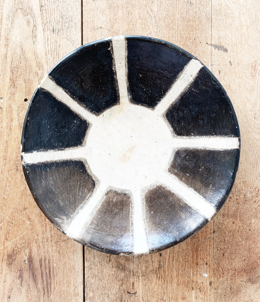 Honduran Handmade Clay Platter or Shallow Bowl