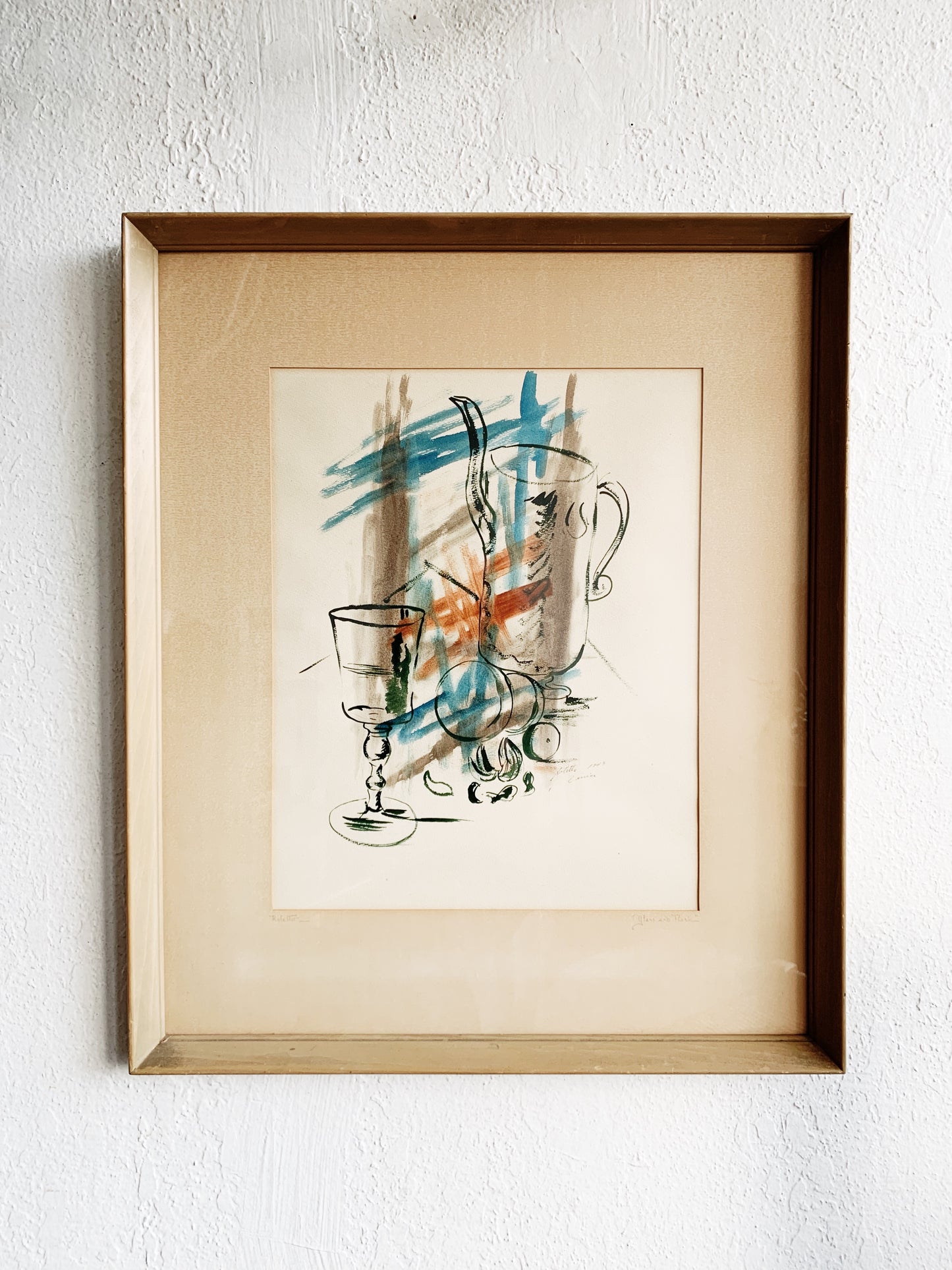 Large Mid Century Still Life Painting