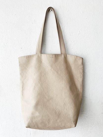 Baggu Soft Pebbled Leather Tote
