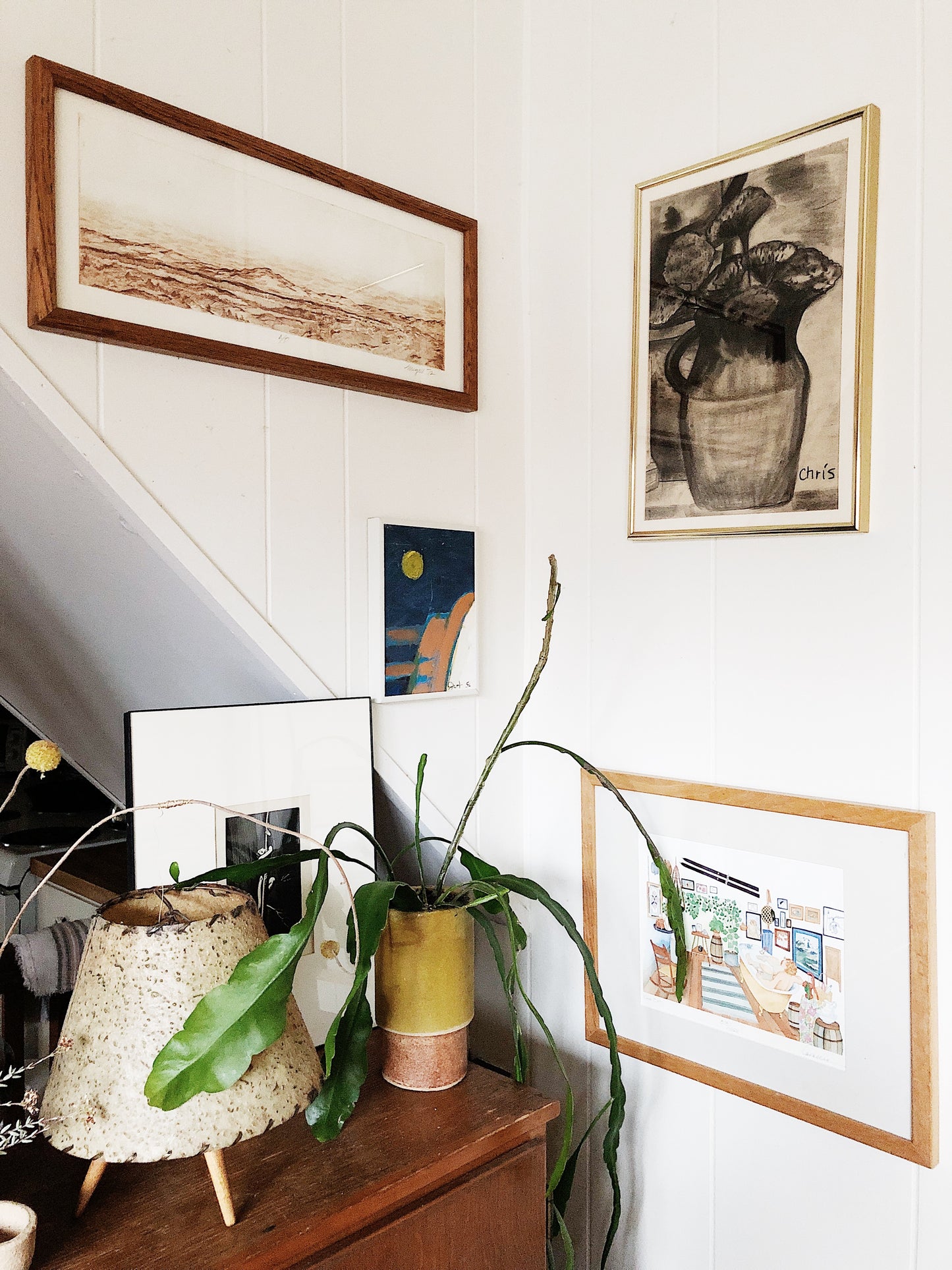 Original High Desert Landscape Etching