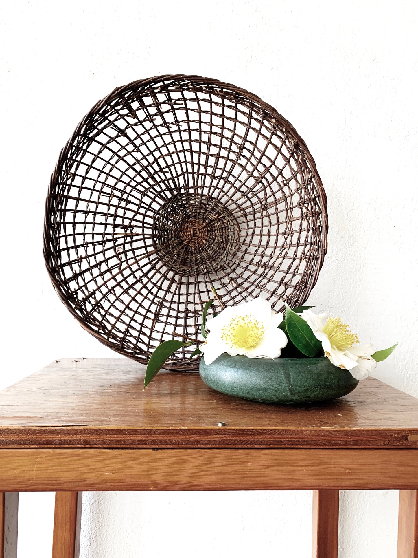 Handmade Sculptural Twig Basket