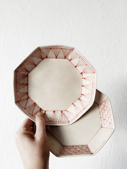 Vintage Japanese Dish Pair
