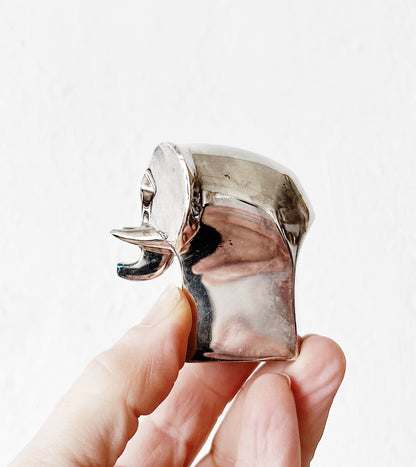 Vintage Dansk Modernist Siverplate Elephant