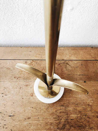 Vintage Mid Century Brass Lamp