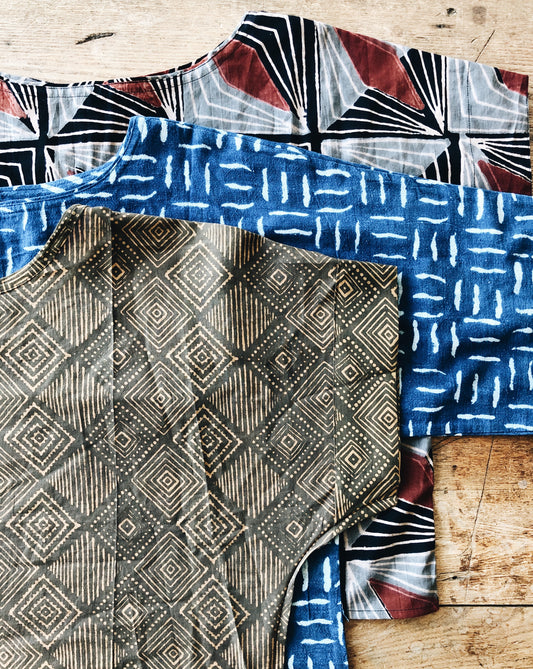 Block Printed Top