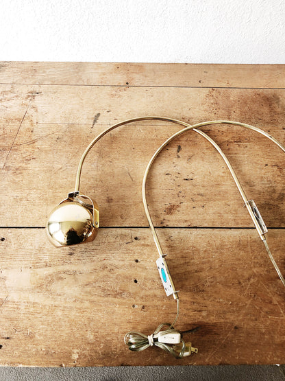Vintage Brass Eyeball Arc Lamp