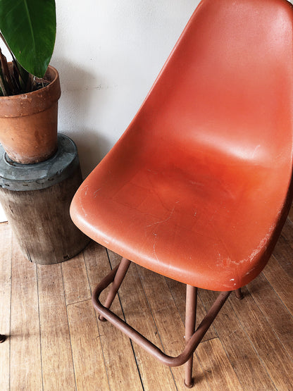 Vintage Mid Century Short Bucket Stools