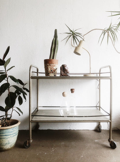 Vintage Industrial Rolling Cart