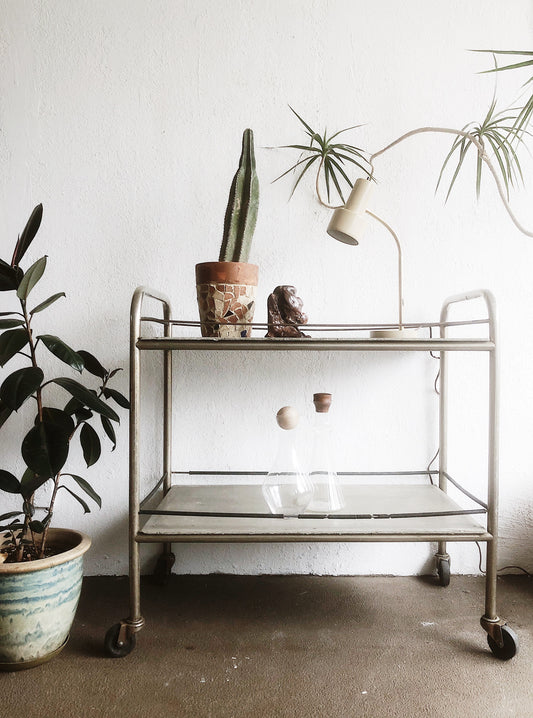 Vintage Industrial Rolling Cart