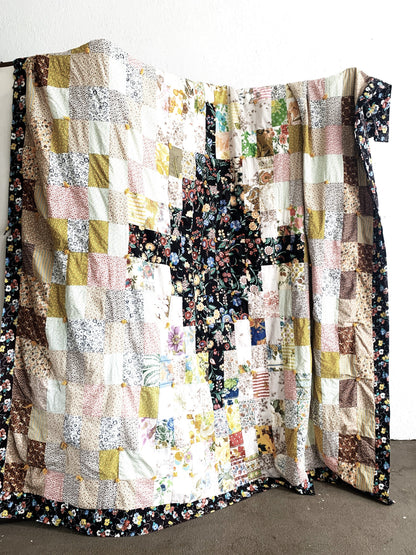 Vintage Handmade Cotton Quilt