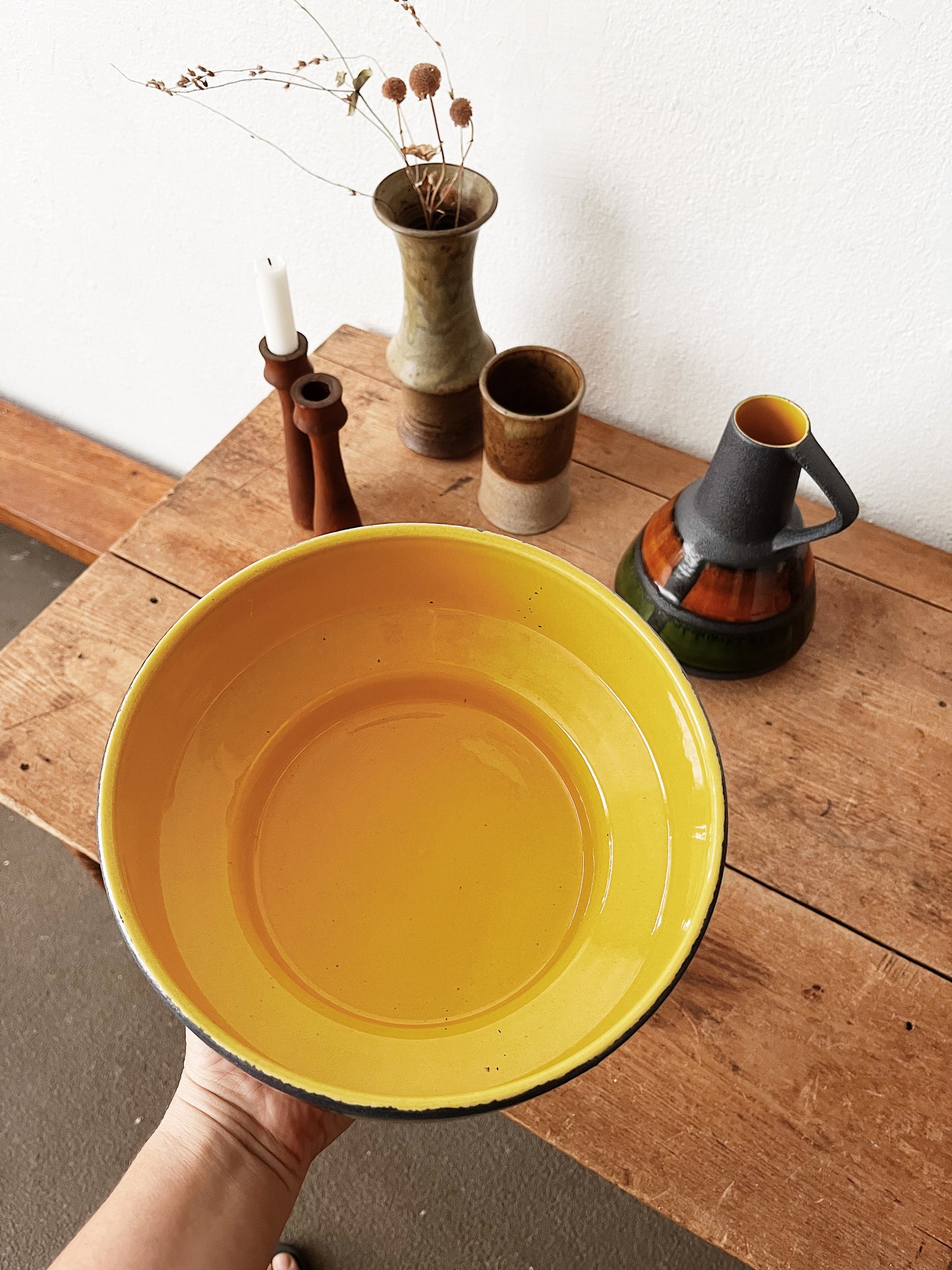 Mid Century West German Pottery Bowl