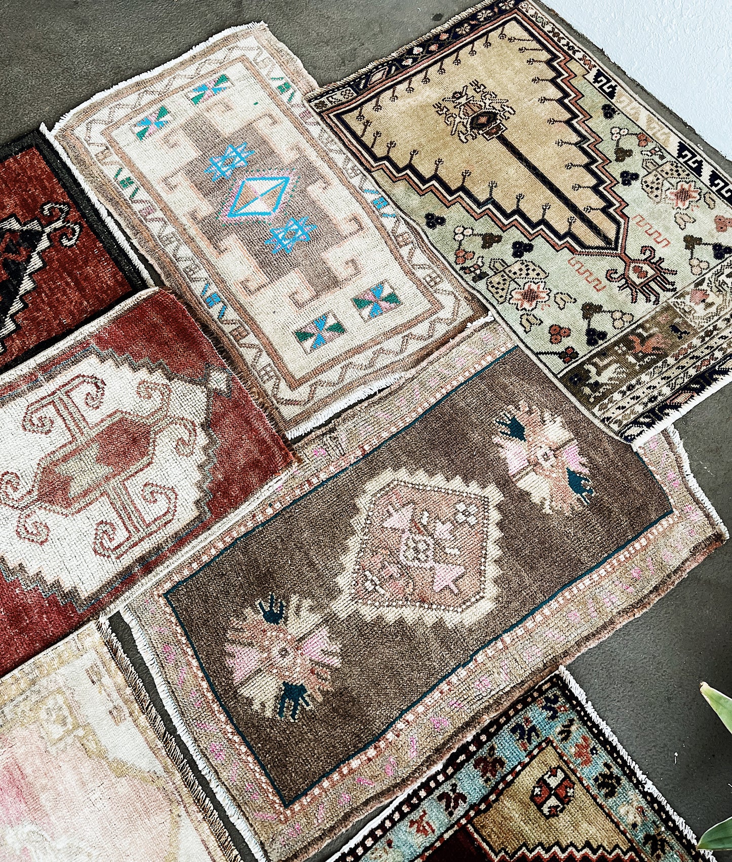 Vintage Turkish Mini Rug