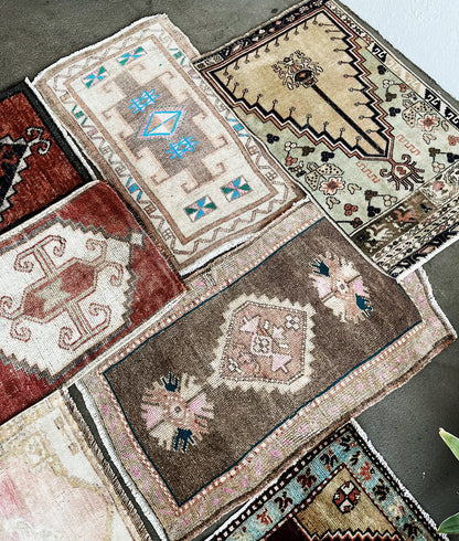 Vintage Turkish Mini Rug