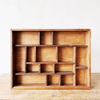 Antique Shadowbox Shelf