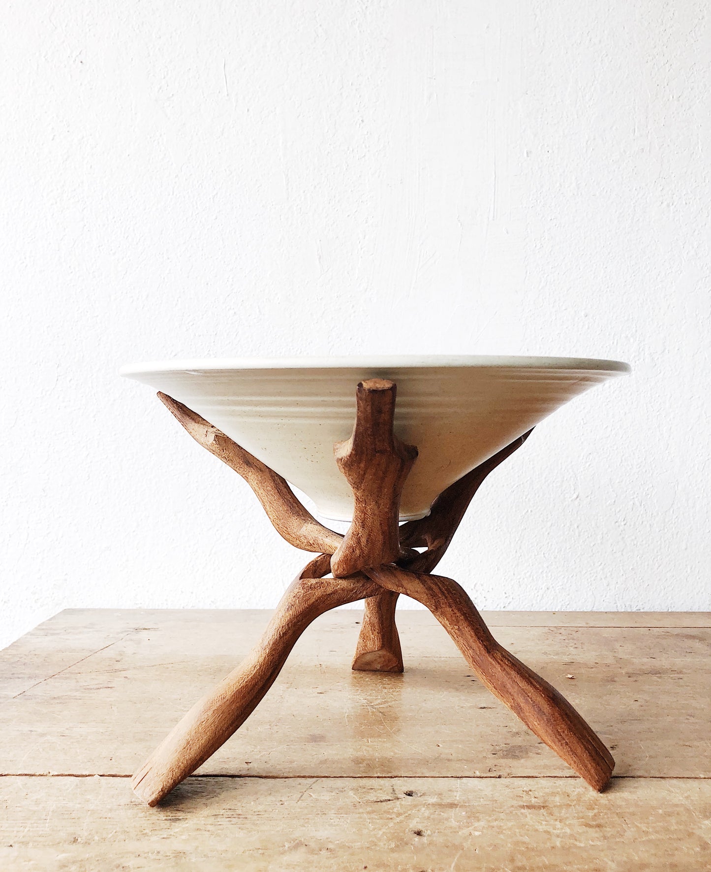 Vintage Folding Wood Stand