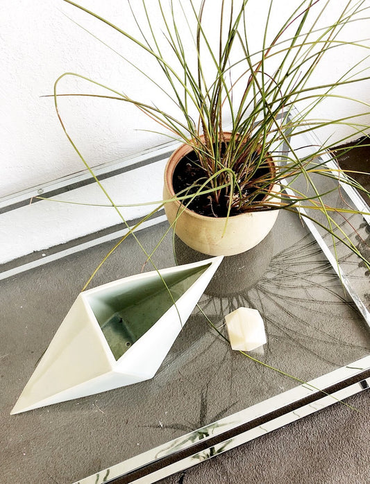 Vintage Modern Chrome and Glass Coffee Table