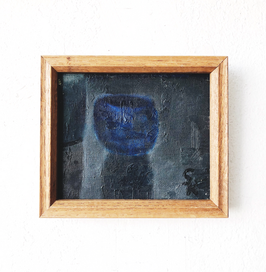 Original Still Life Painting - Blue Cup