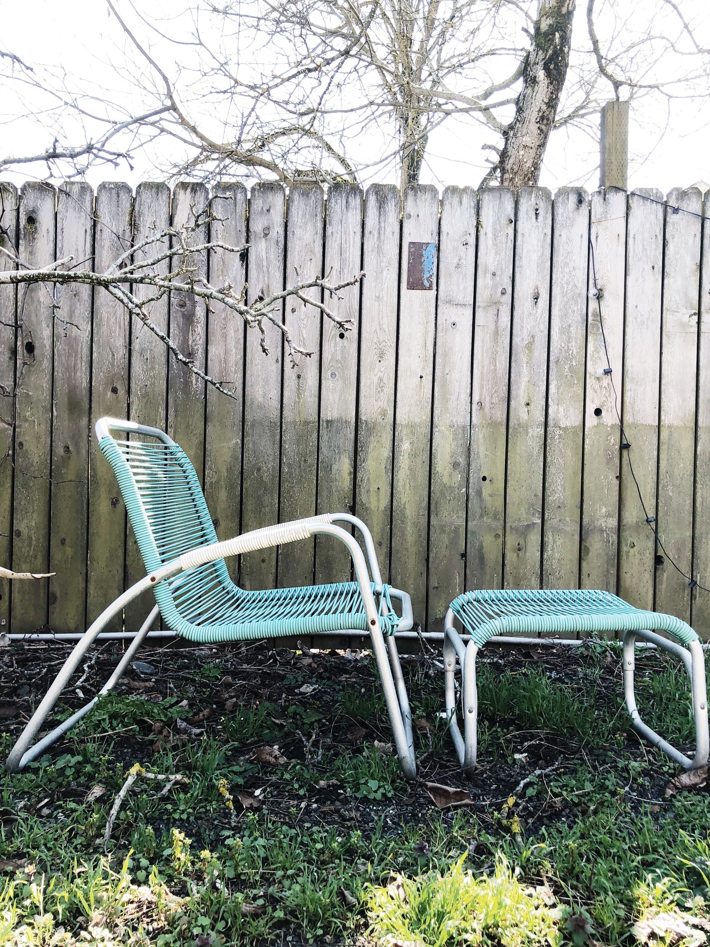 MCM Aames Aire Lounge Chair and Ottoman