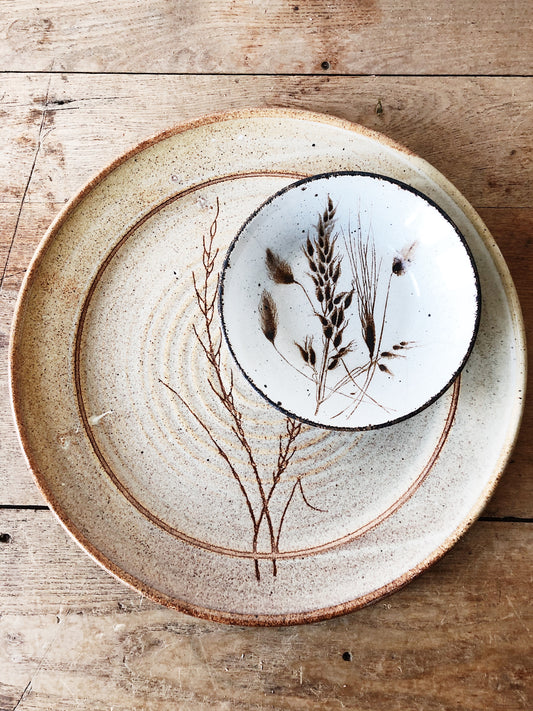 Large Vintage Ceramic Platter