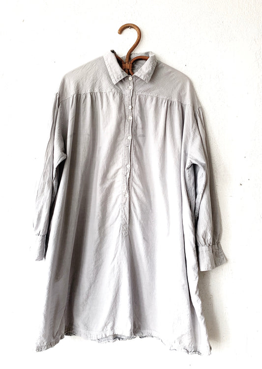 Auntie Oti Cotton Khadi ‘Big Shirt’ With Pockets