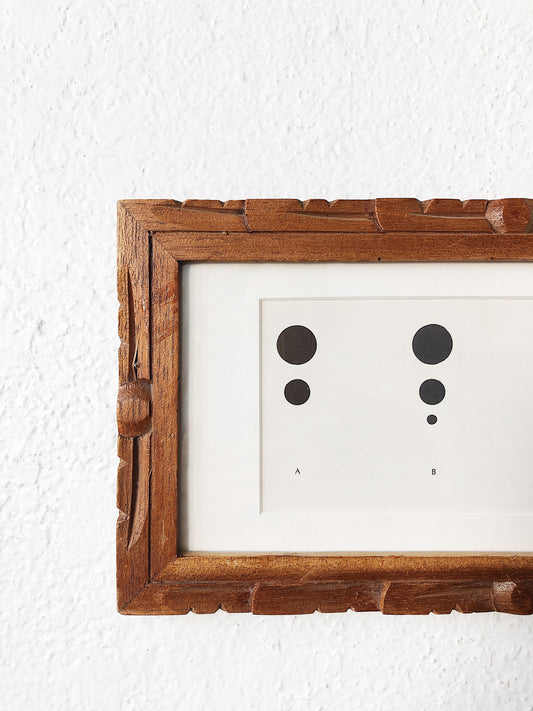 Vintage Mid Century Framed Lithograph