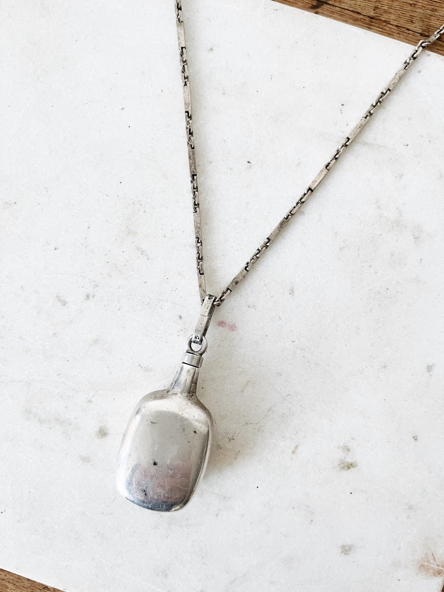 Vintage Sterling Perfume Pendant