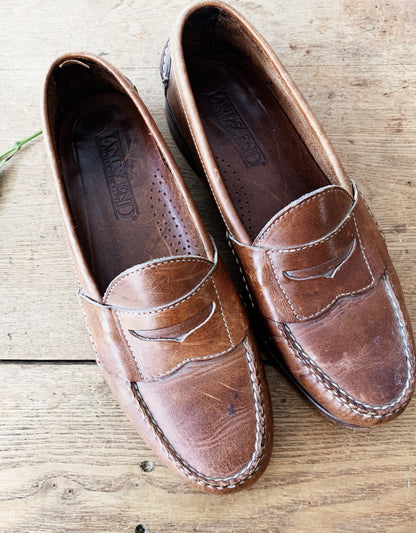 Vintage Leather Loafers Lands End