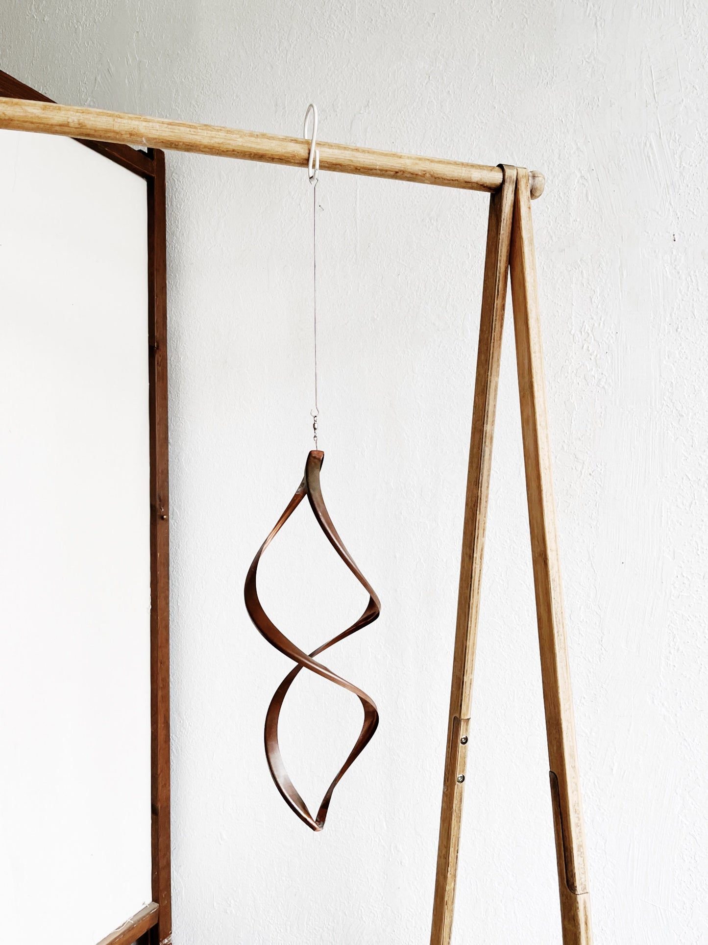 Vintage Copper Infinity Sculpture