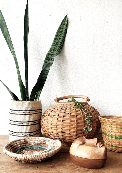 Carved Wood Face Box