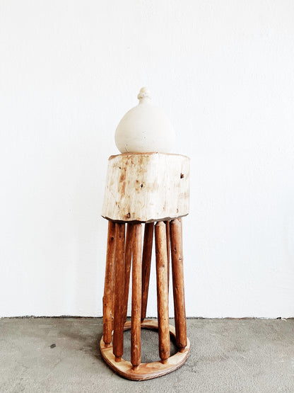 Handmade Wooden Stump Table