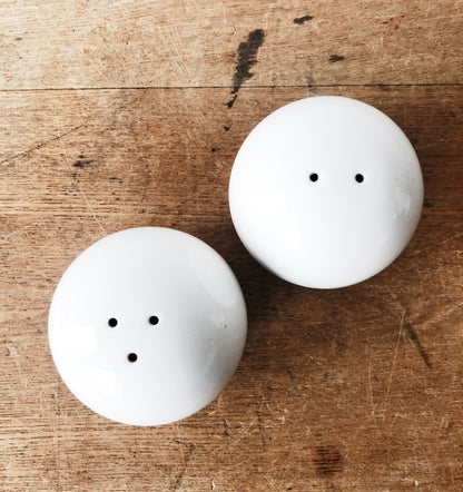Vintage Orb Salt and Pepper Shakers Japan
