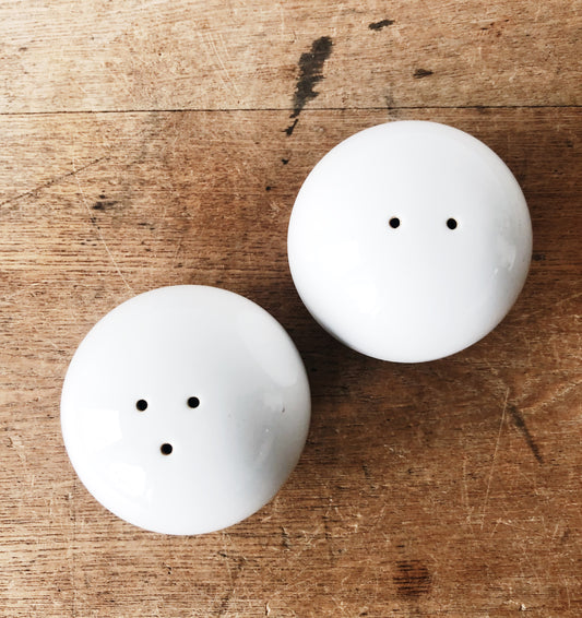 Vintage Orb Salt and Pepper Shakers Japan