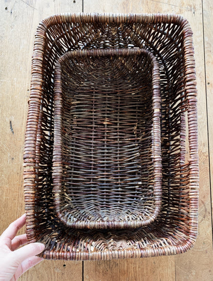 Nesting Woven Twig Baskets
