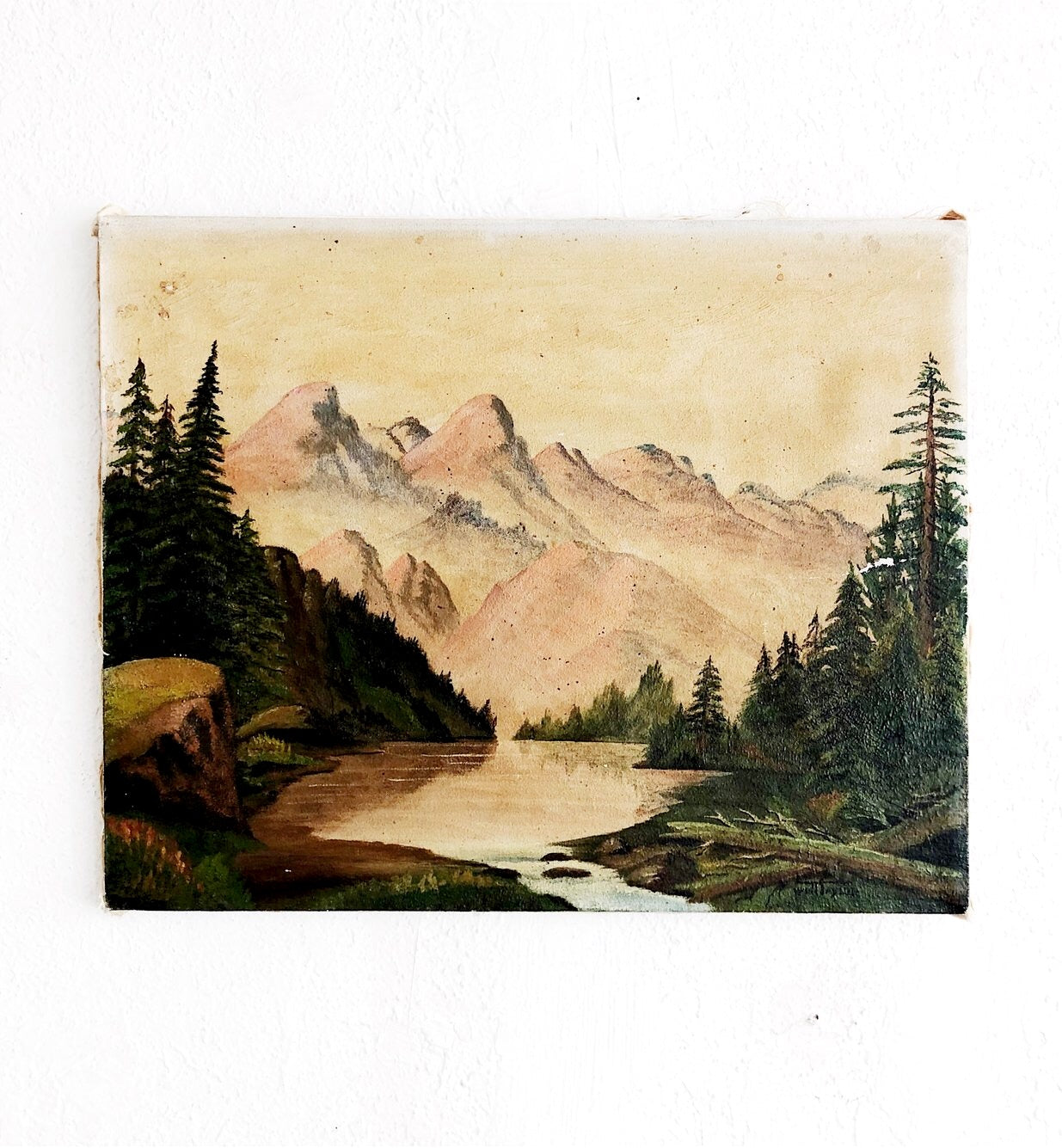 Antique Landscape Painting
