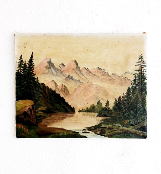 Antique Landscape Painting