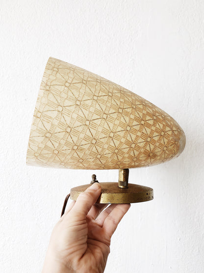 Vintage Mid Century Double Bullet Lamp