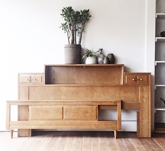 Mid Century Full Size Bed Frame
