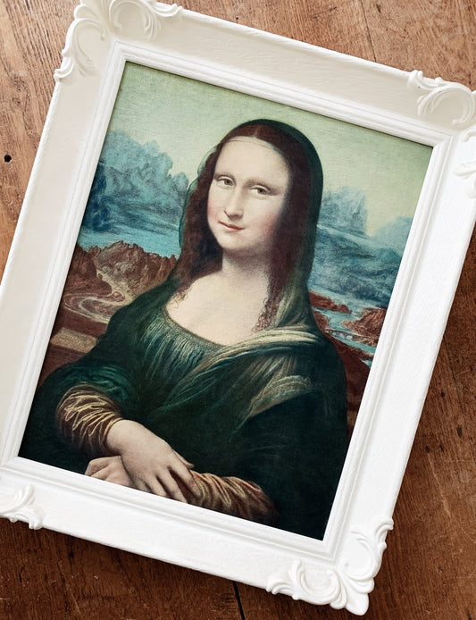 Vintage Mona Lisa Print