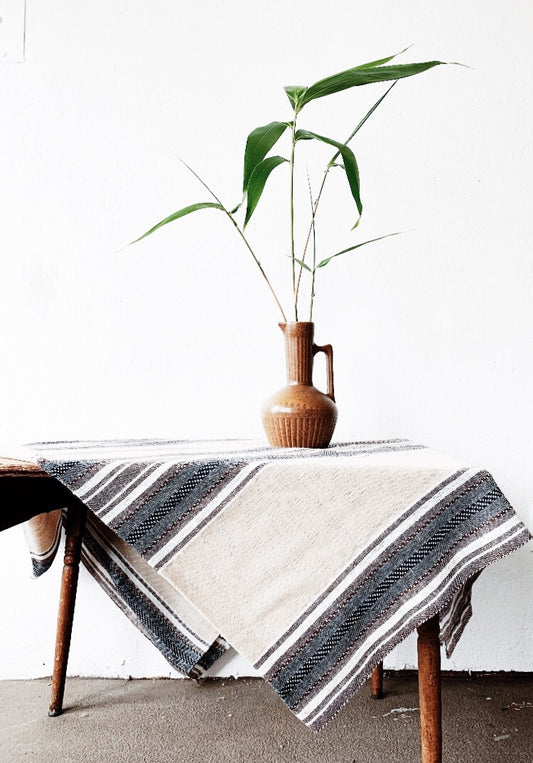 Vintage Woven Tablecloth