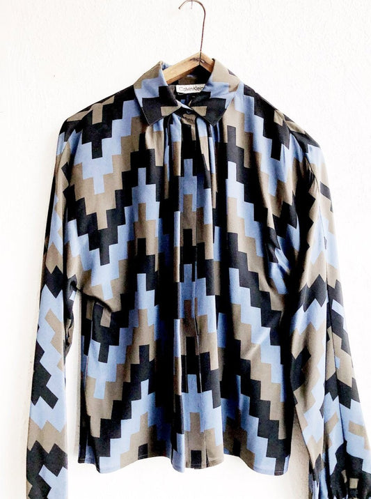 Vintage Calvin Klein Silk Blouse