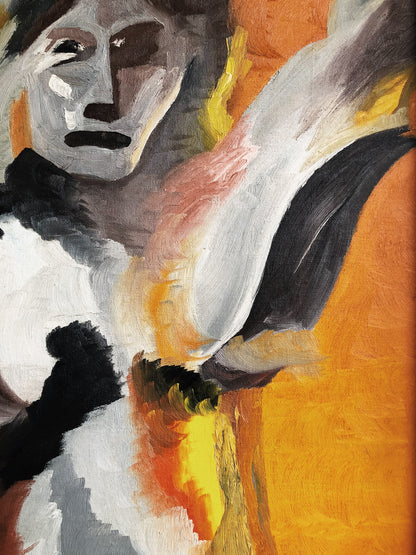 Vintage Figural Painting